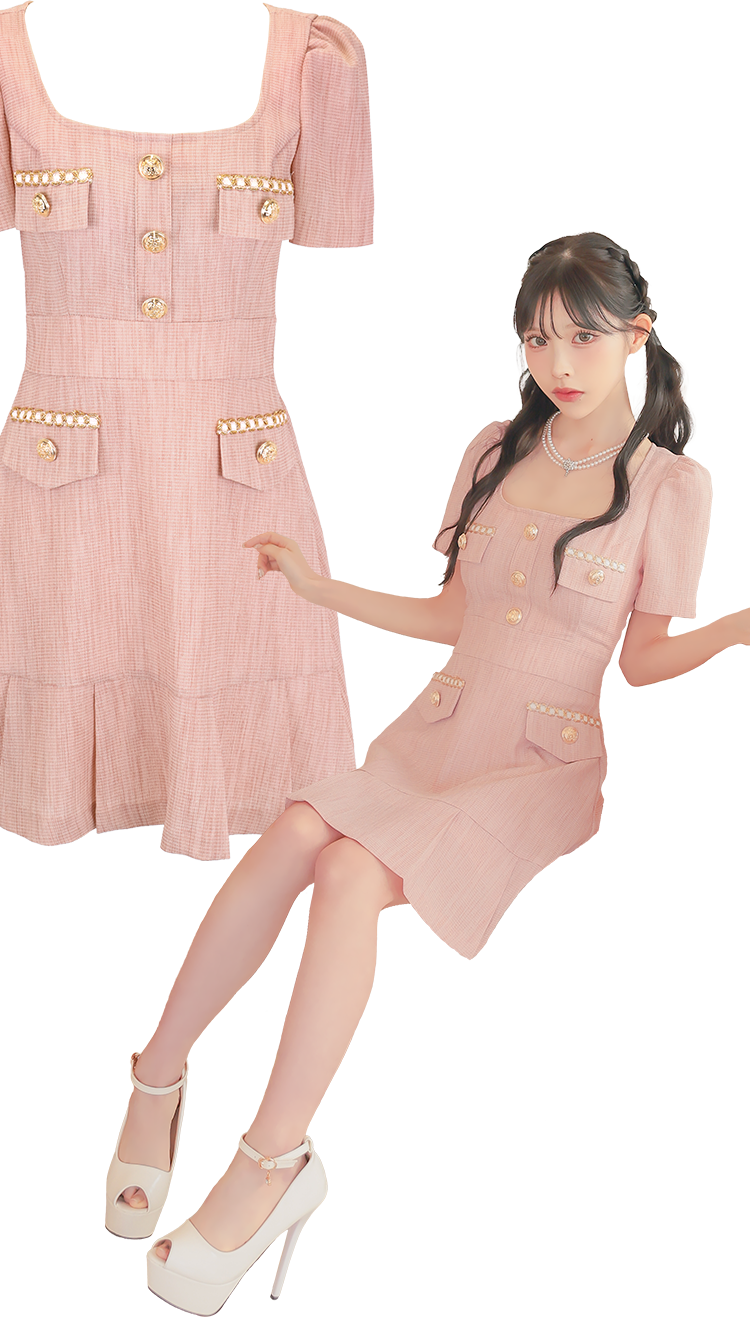 ドレス切り抜きとモデル画像