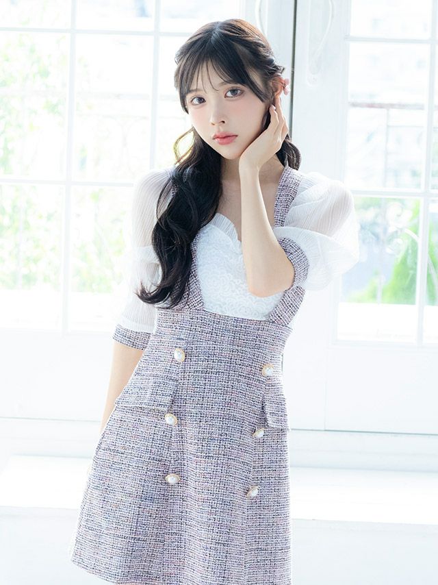 シアースリーブドレス | キャバドレス・韓国ドレス通販はPimil(ピミル)